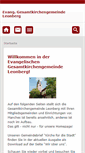 Mobile Screenshot of ev-kirche-leonberg.de