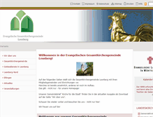 Tablet Screenshot of ev-kirche-leonberg.de